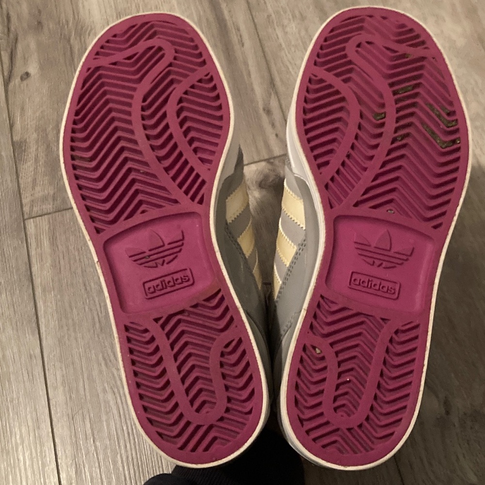 Adidas High-Top Sneakers - Gray and Purple - Picture 7 of 7